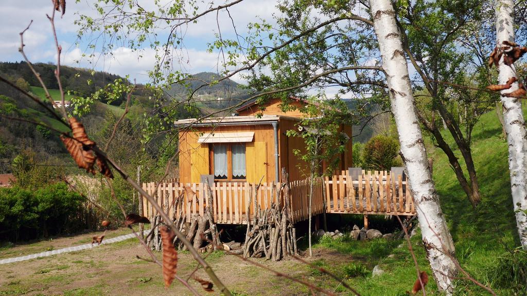 La roulotte du bucheron Lapoutroie Extérieur photo